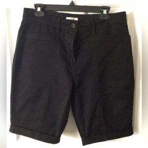 Croft & Barrow Black Bermuda Shorts